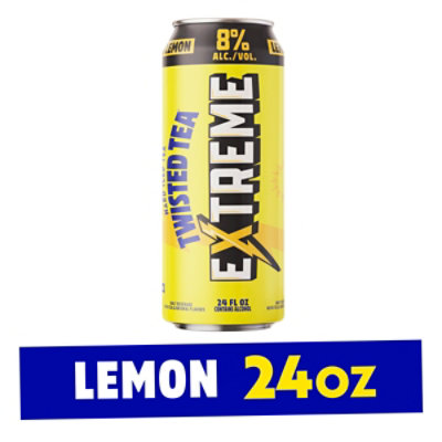Twisted Tea Extreme Lemon In Cans - 24 Fl. Oz.