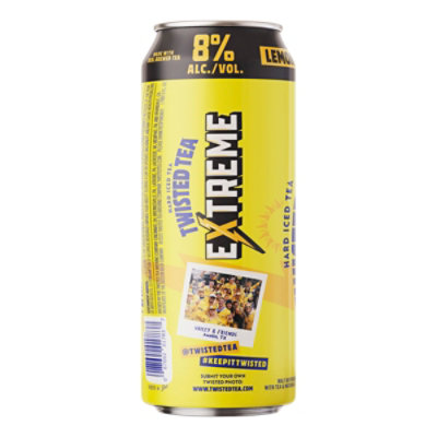 Twisted Tea Extreme Lemon In Cans - 24 Fl. Oz. - Image 6