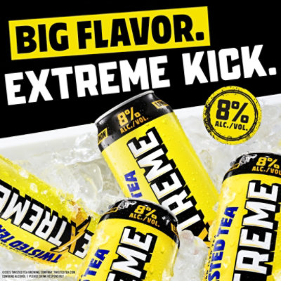 Twisted Tea Extreme Lemon In Cans - 24 Fl. Oz. - Image 2