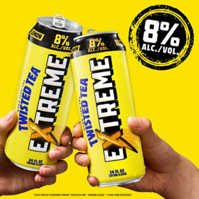 Twisted Tea Extreme Lemon In Cans - 24 Fl. Oz. - Image 3