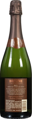 Browne Family Vineyards Bitner Estate Nv Brut Wine - 750 ML - Image 4