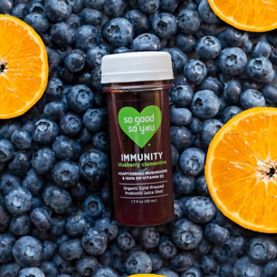 So Good So You Organic Immunity Blueberry Clementine Probiotic Juice Shot - 1.7 Fl. Oz. - Image 5