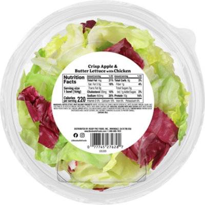 Bonduelle Bistro Bowl Crisp Apple And Butter Lettuce Salad With Chicken - 5.8 Oz - Image 5