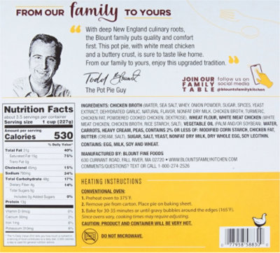 Blounts Fully Baked Chicken Pot Pie - 30 OZ - Image 7