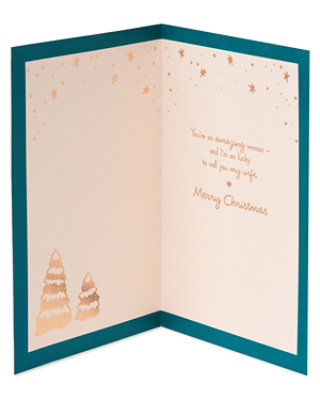 American Greetings Thankful Christmas Card for Wife - Each - Image 3