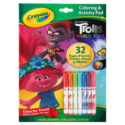 Crayola Trolls World Tour Coloring & Activity Pad - Each - Image 3