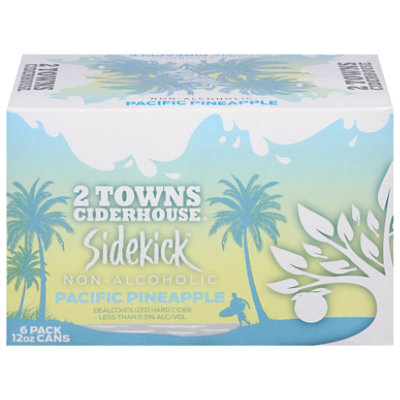 2 Towns Non Alcoholic Pacific Pineapple Cans - 6-12 Fl. Oz. - 6-12 FZ - Image 3