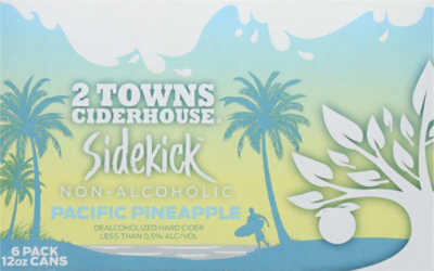 2 Towns Non Alcoholic Pacific Pineapple Cans - 6-12 Fl. Oz. - 6-12 FZ - Image 6