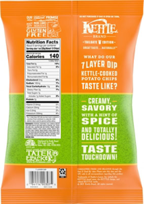 Kettle Brand 7 Layer Dip Kettle Potato Chips - 6.5 Oz - Image 4