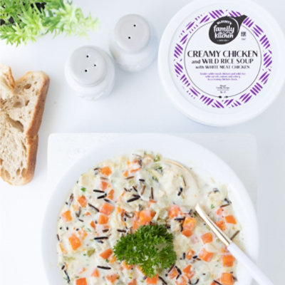 Blounts Family Kitchen Creamy Chicken & Wild Rice Soup Cup - 24 OZ - Image 1