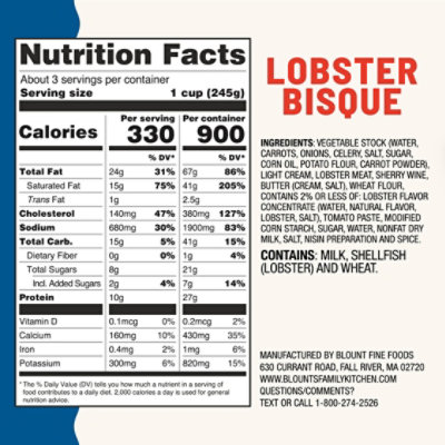 Blount Clam Shack Lobster Bisque Cup - 24 OZ - Image 3