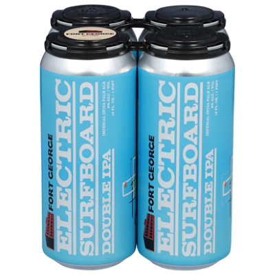 Fort George Brewery Electric Surfboard Dipa Beer In Cans - 4-16 Fl. Oz. - Image 2