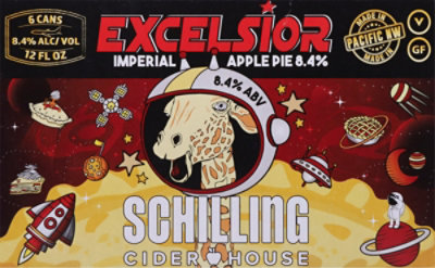 Schilling Cider Excelsior Imperial Apple Pie In Cans - 6-12 Fl. Oz. - Image 5