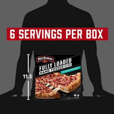 Red Baron Fully Loaded Hand Tossed Style Ultimate Pepperoni Frozen Pizza - 28.75 Oz - Image 4