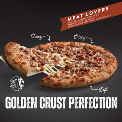 Red Baron Fully Loaded Hand Tossed Style Meat Lovers Frozen Pizza - 28.4 Oz - Image 3