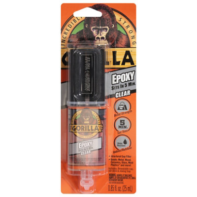 Gorilla 2 Part Epoxy 5 Minute Set Syringe Pack Of 1 - 25 Ml - Image 3