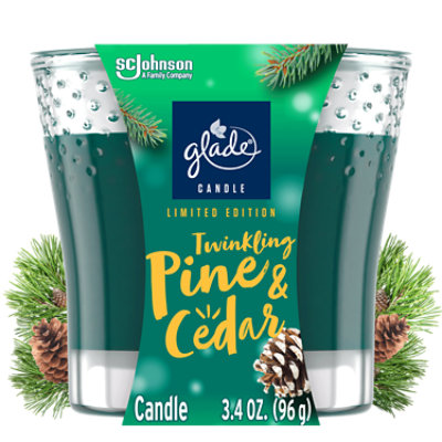 Glade Candle Twinkling Pine & Cedar - 3.4 OZ - Image 2