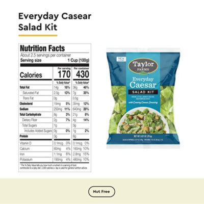 Taylor Farms Everyday Caesar Salad Kit - 8.87 OZ - Image 3