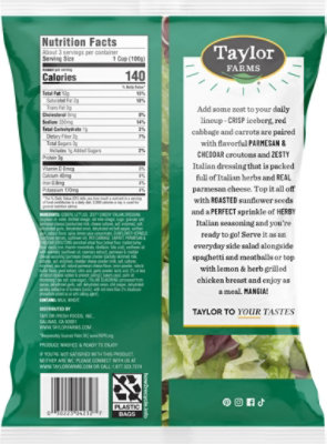 Taylor Farms Everyday Italian Salad Kit - 11.32 OZ - Image 6