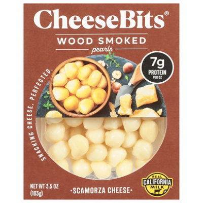 Cheese Bits Mozzamini Pearls Wood Smoked - 3.5 Oz - Image 2