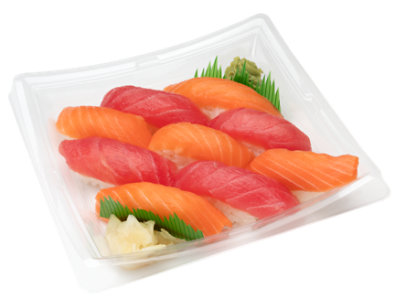 ZENSHI Super Marina Plate Salmon Tuna* - 9 Count (Available After 11 AM) - Image 1