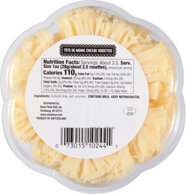 Emmi Roth Cheese Che Tete De Moine Rosettes - 3.5 OZ - Image 5