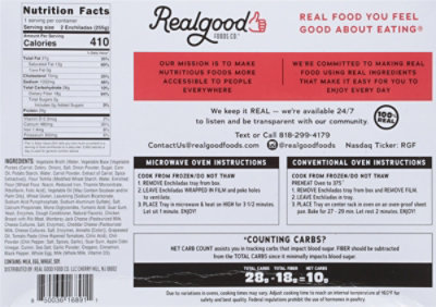 Real Good Foods Enchiladas Chicken Salsa Roja - 9 OZ - Image 6