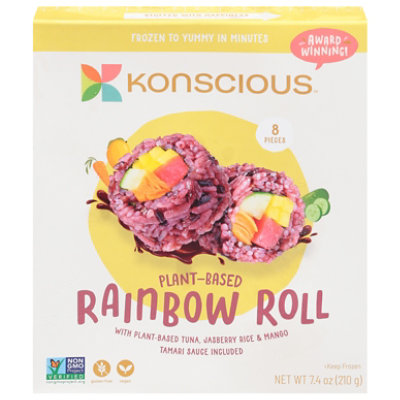 Konscious Sushi Roll Rainbow Plant Based - 7.4 OZ - Image 3