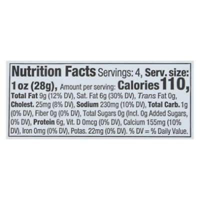 Kingston Creamery Cheese Blue Premium Wedge - 4 OZ - Image 4