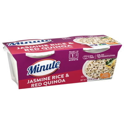 Minute Ready To Serve Jasmine And Red Quinoa Rice, 2-4.4 Oz Cups - 8.8 OZ - Image 2