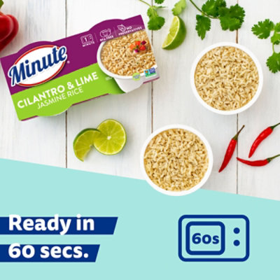 Minute Ready To Serve Cilantro & Lime Jasmine Rice - 8.8 OZ - Image 2