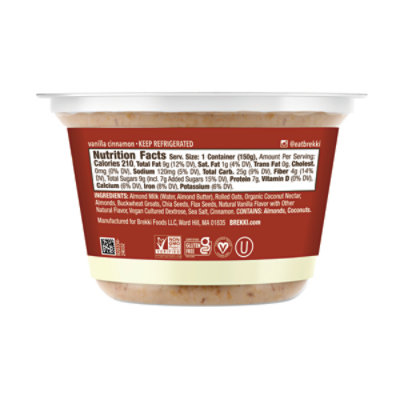 Brekki Overnight Oats Vanilla Cinnamon - 5.3 OZ - Image 4