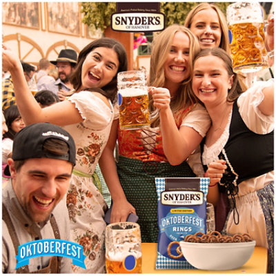 Snyder's of Hanover Oktoberfest Beer Flavor Pretzel Rings - 10 Oz - Image 2