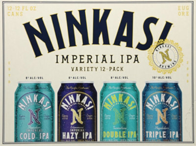 Ninkasi Imperial Ipa Variety 12-12 Fl Oz In Cans - 12-12FZ - Image 4