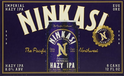 Ninkasi Imperial Hazy Ipa 6-12 Fl Oz In Cans - 6-12 FZ - Image 4