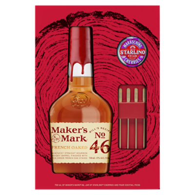 Makers Mark Snowflake Glass Vap 750ml - 750 ML - Image 1