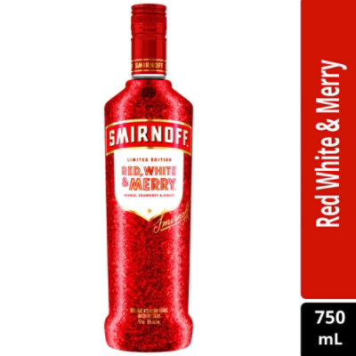 Smirnoff Red White & Merry Limited Edition Vodka - 750 Ml - Image 1