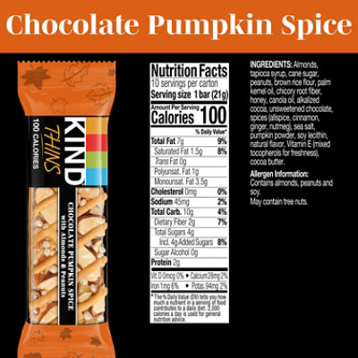 Pumpkin Spice Almond Peanut Thins - EA - Image 2