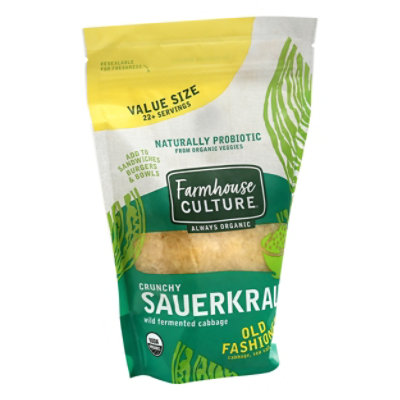 Farmhouse Culture Sauerkraut Old Fashioned - 25 OZ - Image 1