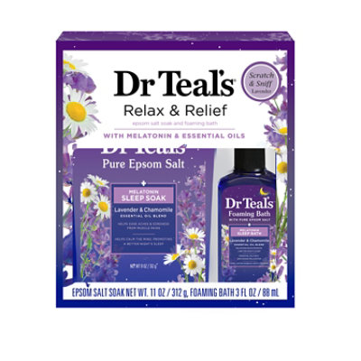 Dr Teal's Melatonin Gift Set Sampler - EA - Image 1