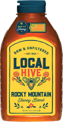 Local Hive Rocky Mountain Honey In A 32oz Bottle - 32 OZ - Image 2