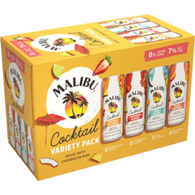 Malibu Variety 8 Pk - 8-355ML - Image 1