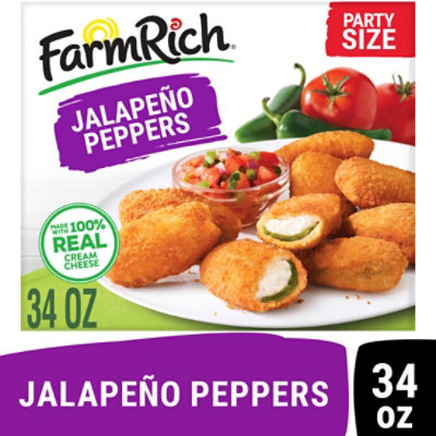 Farm Rich Breaded Jalapeno Peppers Filled With Cream Cheese, 34 Oz - 34 OZ - Image 2
