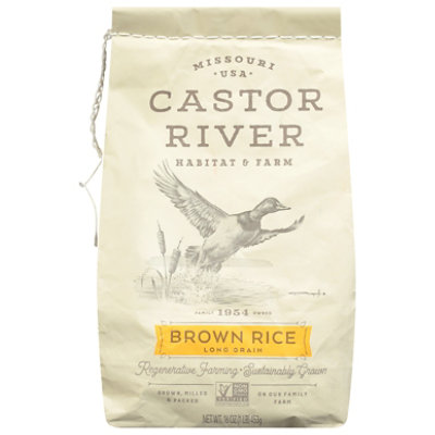 Castor River Long Grain Brown Rice Ngmo - 16 OZ - Image 1