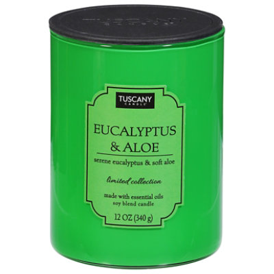 Eucalyptus And Aloe 12 Oz Candle - 12 OZ - Image 3