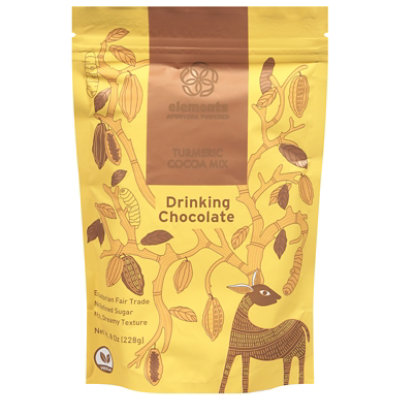 Elements Turmeric Drinking Chocolate - 8 OZ - Image 2