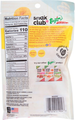 Snak Club Tajin Mango Rings - 5 Oz - Image 6