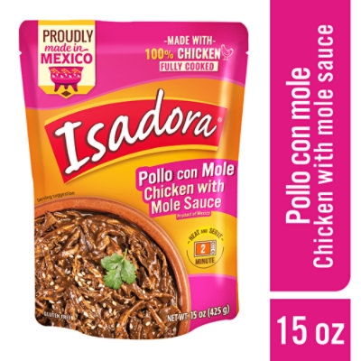 Isadora Pollo Con Mole Rte - 15 OZ - Image 1