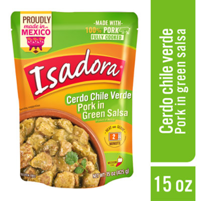 Isadora Pork Chili Verde Rte - 15 OZ - Image 1