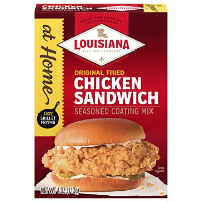 Louisiana Fish Fry Mix Coating Chkn Sndwch - 4 OZ - Image 3